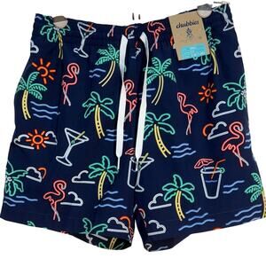 Chubbies The Neon Lights 5.5" Swim Trunk with Liner, Men's Size S